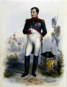 Portrait of Napoleon I. Engraving of the 19th century by Unknown artist