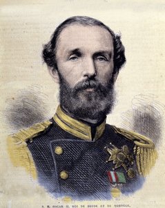 Portrait of Oscar II (1829-1907), King of Sweden and Norway. by Unknown artist