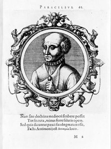 Portrait of Philipp Aureolus Theophrast Bombast von Hohenheim Paracelsus by Unknown artist