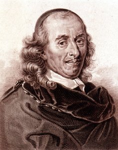Portrait of Pierre Corneille (1606 - 1684), French dramatic poet.