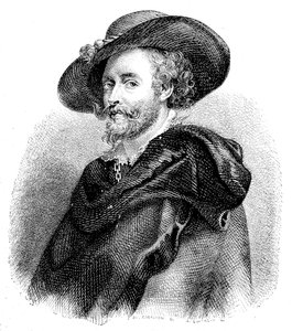 Portrait of Sir Peter Paul Rubens (1577-1640) by Unknown artist