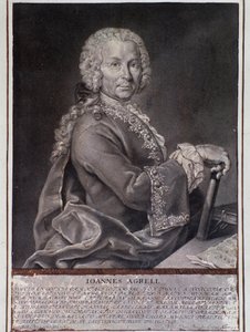 Portrait of Swedish Composer and Violinist Johan Joachim Agrell by Unknown artist