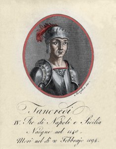 Portrait of Tancrede de Lecce (Tancredi) king of Sicily and Naples (1140-1194) by Unknown artist