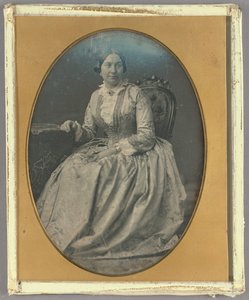 Portrait of a Seated Woman in Long, Flowing Dress by Unknown artist
