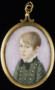 Portrait of a young boy, formerly thought to be Horatio Nelson, c.1810 by Unknown artist