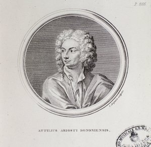 Portrait of Italian Composer Attilius Ariosti by Unknown artist