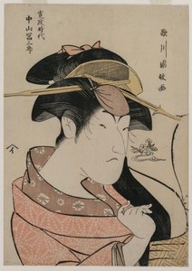 Portrait of the Actor Nakayama Tomisaburo as a Woman