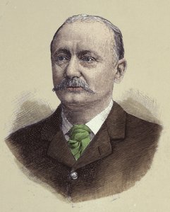 Portrait of the British soldier Lord Robert Stephenson Smith Baden Powell (1857-1941), founder of Scouting by Unknown artist