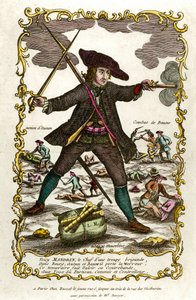 Portrait of the French brigand Louis Mandrin by Unknown artist