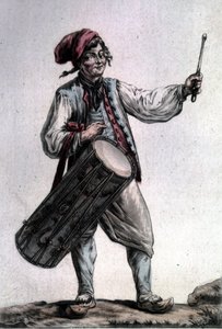 Portrait of the French tenor Antoine Trial (1736 - 1795) in the role of Père la Joie in “The Harvesters” by André Modeste Grétry (Paris 1787) by Unknown artist