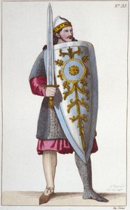 Portrait of the Paladin Roland, nephew of Charlemagne by Unknown artist
