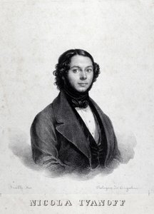 Portrait of the Russian singer Nicola Ivanoff