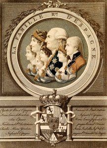 Portrait of the royal family of Spain: King Carlos IV by Unknown artist