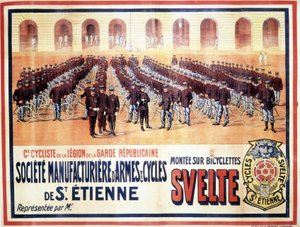 Presentation of the cycling company of the Legion of the Republican Guard: Société manufacturière d