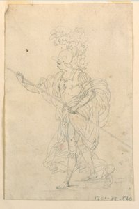 Project for a Theatrical Costume of a Classical Warrior by Unknown artist