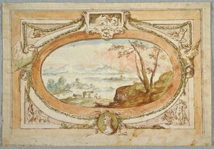 Project for an Overdoor by Unknown artist