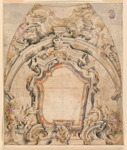 Project for the Painted Decoration of a Dome by Unknown artist