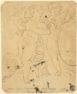 Putti with Shield