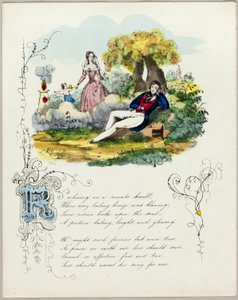 Reclining on a Roseate Knoll (valentine)