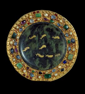 Religious Object: Serpentine Patene by Unknown artist
