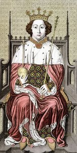 Richard II. (1367-1400). King of England. 18th century engraving