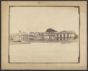 Ruins of Château of Saint-Cloud by Unknown artist