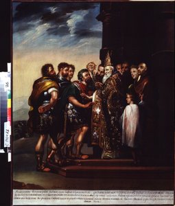 Saint Ambrose and the Emperor Theodosius
