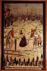 Saint Pierre Dumoulin Borie, Catholic Missionary, Martyr at the Tonkin in 1838 by Unknown artist