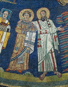 Saint Praxede and Saint Paul (detail)