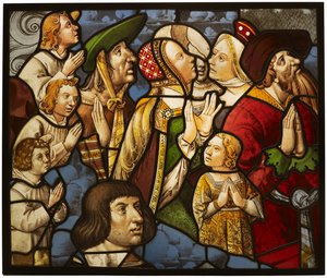 Saints and Worshippers in Adoration by Unknown artist