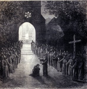 Scenography for the last scene of Act II for the opera 
