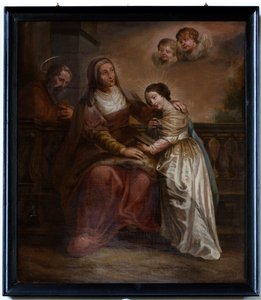 Mary and Her Parents by Unknown artist