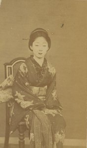 Seated Japanese Woman by Unknown artist
