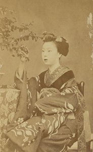 Seated Japanese Woman