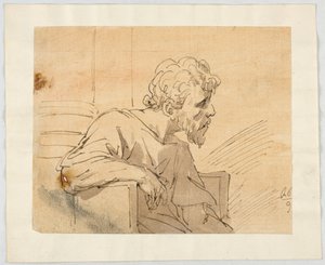 Seated Man with Beard