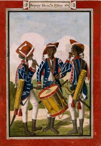 Sepoy drums and fifers by Unknown artist