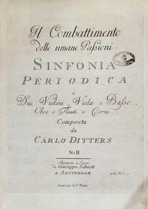 Sheet Music Page of the Periodic Symphony (The Combat of Human Passions) by Unknown artist