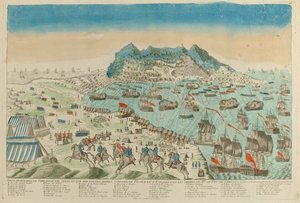 Siege of Gibraltar, 1782 by Unknown