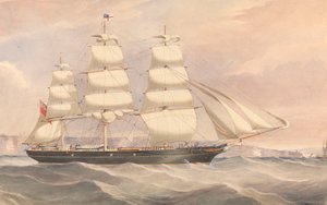 Silver Eagle clipper ship, c.1861-64