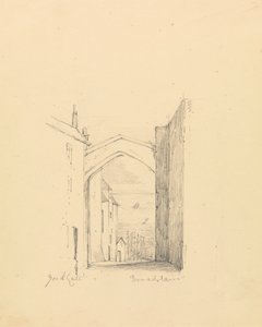 Sketch of York Gate by Unknown artist