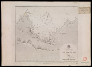 South America, coast of Chile - Valparaiso Bay by the officers of HMS 