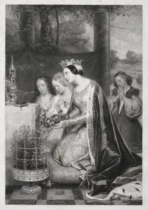 St. Amelia, Queen of Hungary by Unknown artist