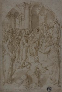 St. Catherine of Alexandria Disputing with the Doctors by Unknown artist