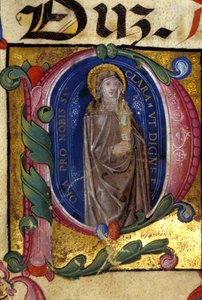 St. Claire. Founder of the Order of the Clares by Unknown artist