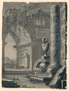 Stage Design, Antique Views in Garden