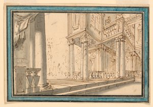 Stage Design: Atrium of a Villa