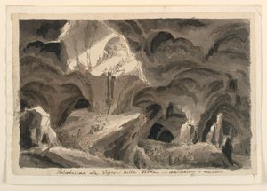 Stage Design, Caves by Unknown artist