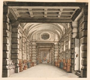 Stage Design, Interior of Treasure House by Unknown artist