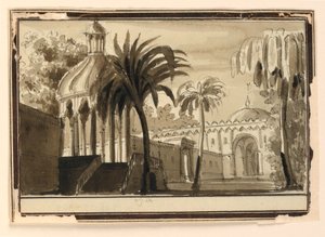 Stage Design, Oriental Gardens by Unknown artist
