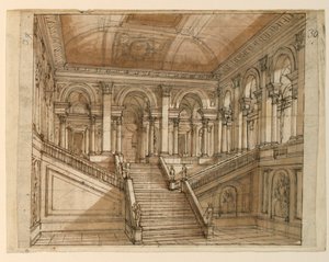 Stage Design, Palace Interior by Unknown artist